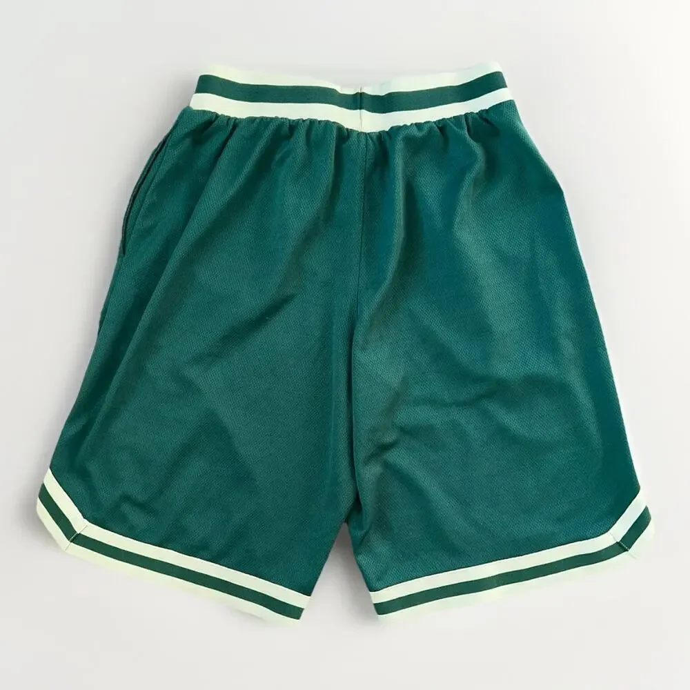 NBA Milwaukee Bucks Ultra Game Shorts #34 Antetokounmpo Men's Size Small Green